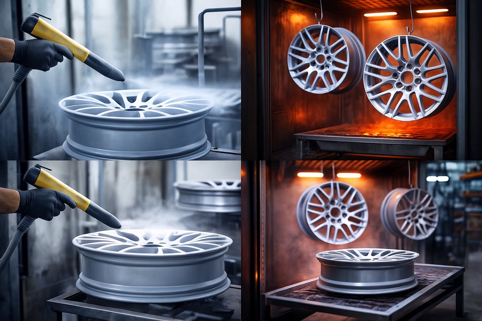 Pulverbeschichtung Felgen 