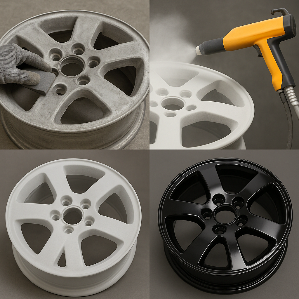 Pulverbeschichtung Felgen 